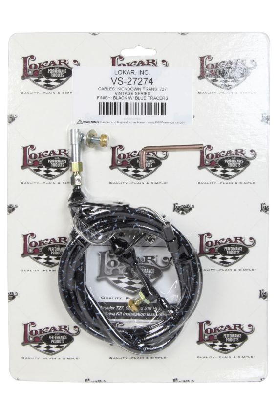 LOKAR LOKVS-27274 Vintage Series 727 Kickd own Cable Black Wrap