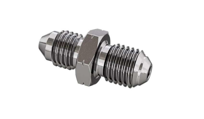 Goodridge P305-03-31C Straight Male Adaptor AN3 to M10x1.00 Convex