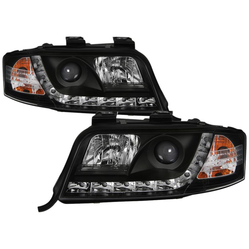 SPYDER 5008657 Projector Headlights - DRL - Black