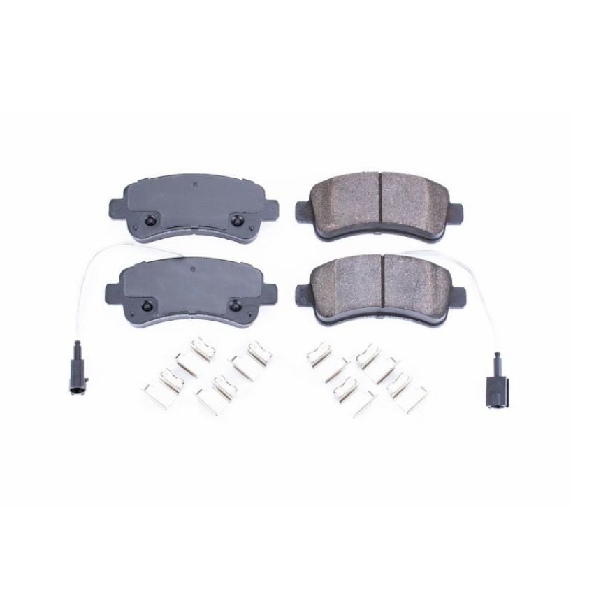 PowerStop 17-1746 PowerStop - Z17 Low-Dust Ceramic Brake Pads with Hardware
