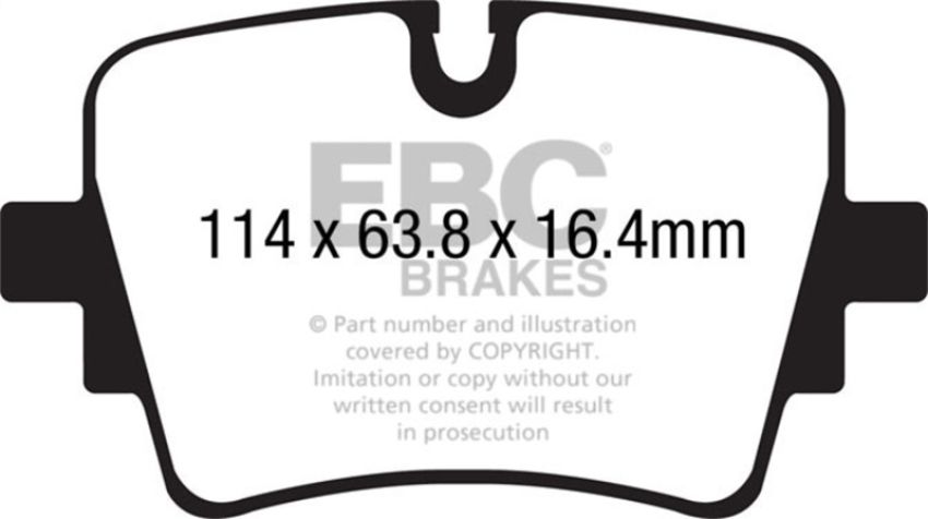 EBC Brakes DP32192C Redstuff Ceramic Low Dust Brake Pads