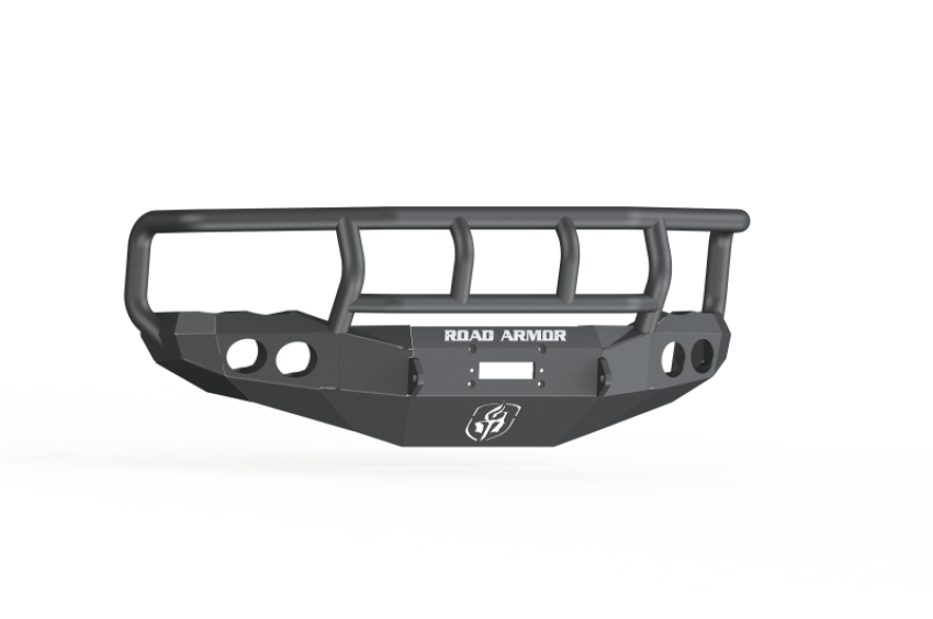 Road Armor 44042B 03-05 Dodge 2500 Stealth Front Winch Bumper w/Titan II Guard - Tex Blk