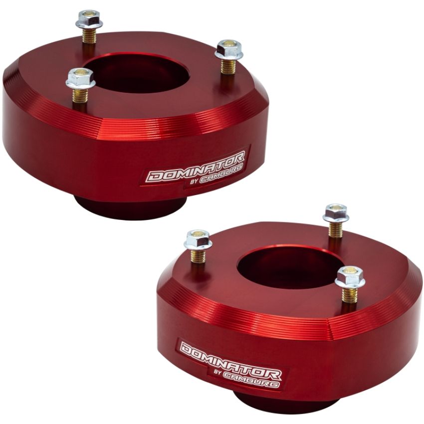 Camburg CAM-210109 19-24 Chevrolet Silverado 1500 2in. Front Spring Preload Spacer Kit (Red)