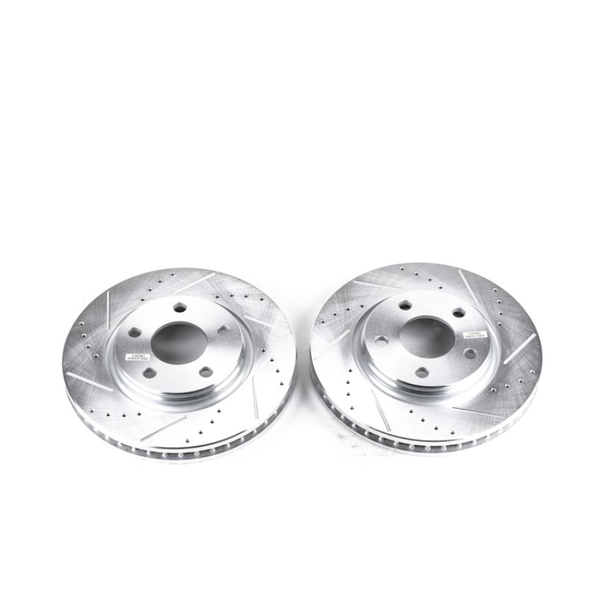 PowerStop AR8280XPR PowerStop Evolution Performance Drilled, Slotted & Plated Brake Rotor Pair