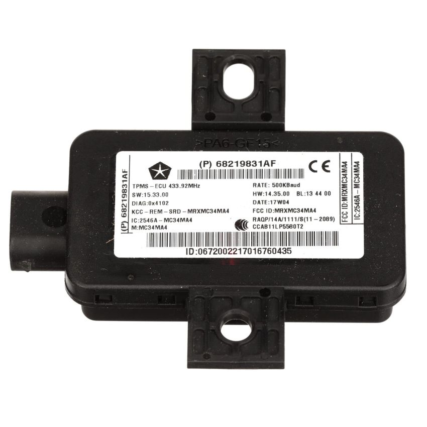 Mopar 68219831AF MODULE, Tire Pressure Monitoring