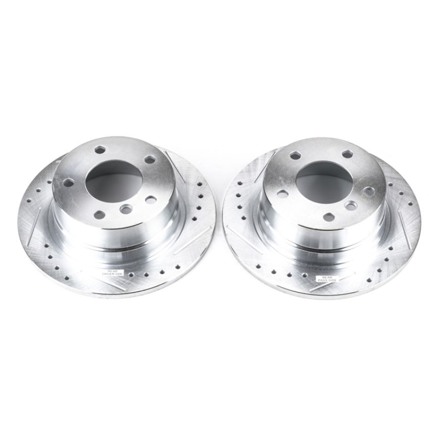 PowerStop EBR474XPR PowerStop Evolution Performance Drilled, Slotted & Plated Brake Rotor Pair