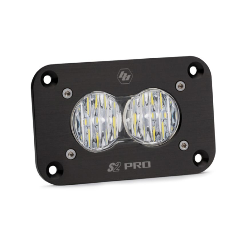 Baja Designs 481005 S2 Pro Black Flush Mount LED Auxiliary Light Pod
