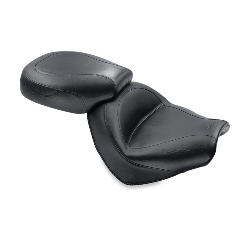Mustang Motorcycle 76191 Mustang 04-09 Honda VTX1300C Wide Touring 2PC Seat - Black