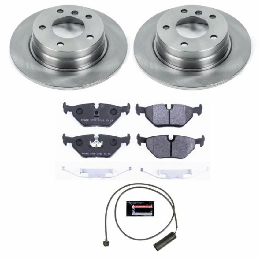 PowerStop TDBK502 Track Day High-Performance Brake Pad and Rotor Kit