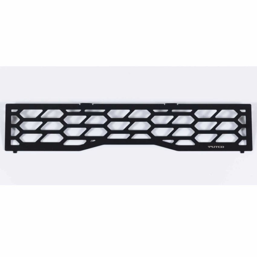 Putco 83169 2020 Ford SuperDuty - Hex Shield - Black Powder Coated Bumper Grille Inserts