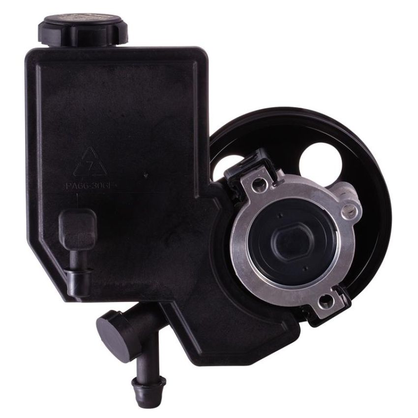 PWR STEER 60-5077PR New Power Steering Pump With Pulley and Reservoir