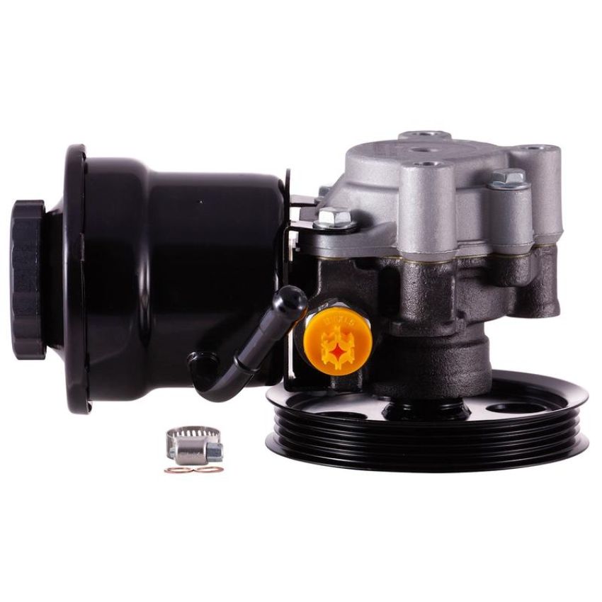 PWR STEER 60-5114PR New Power Steering Pump With Pulley and Reservoir