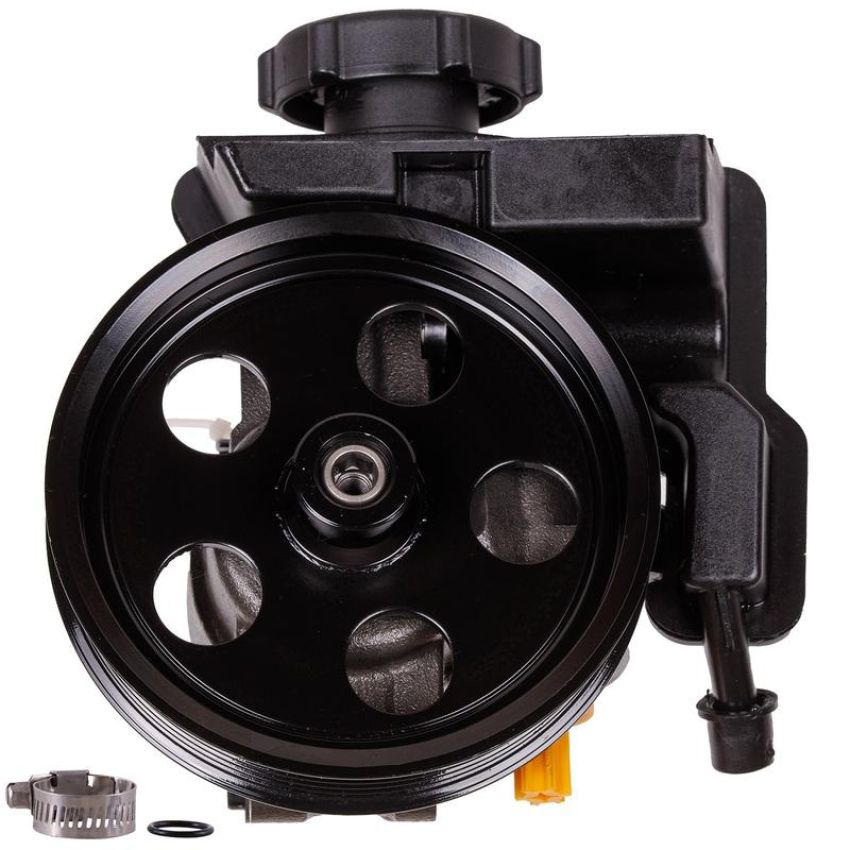 PWR STEER 60-5124PR New Power Steering Pump With Pulley and Reservoir