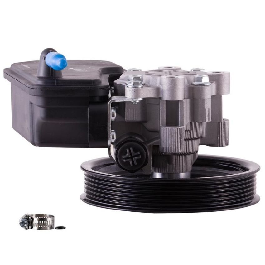 PWR STEER 60-5212PR New Power Steering Pump With Pulley and Reservoir
