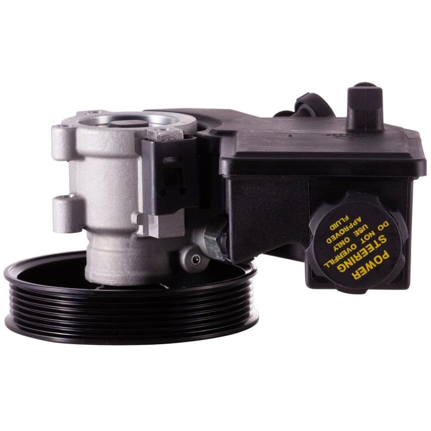 PWR STEER 60-5221PR New Power Steering Pump With Pulley and Reservoir