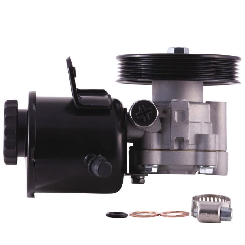 PWR STEER 60-5501PR New Power Steering Pump With Pulley and Reservoir