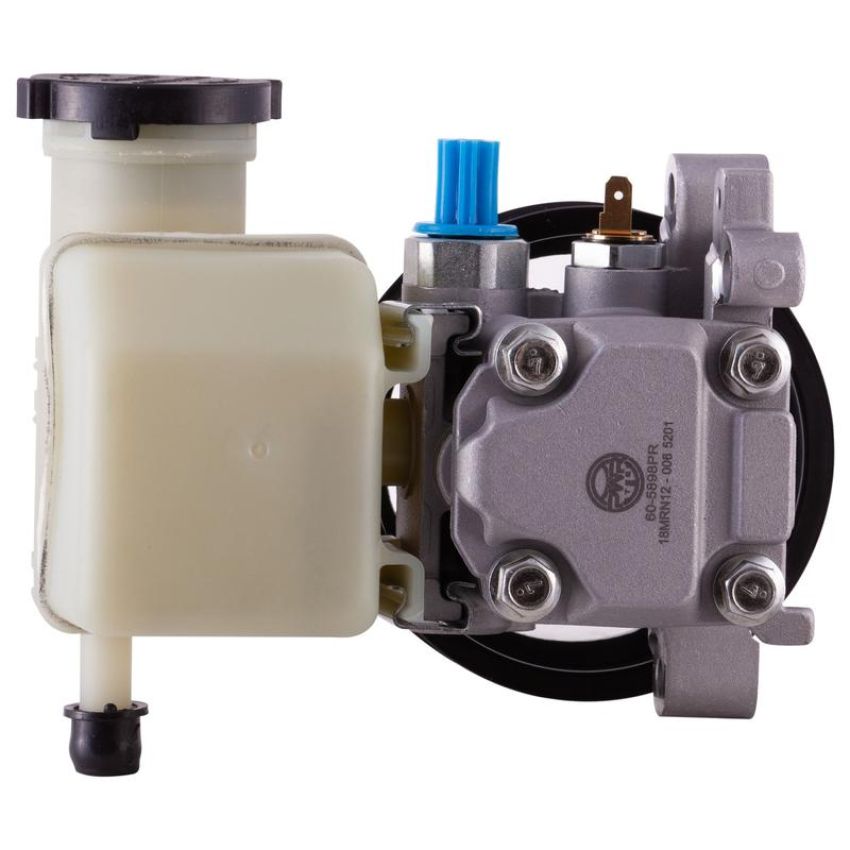 PWR STEER 60-5898PR New Power Steering Pump With Pulley and Reservoir