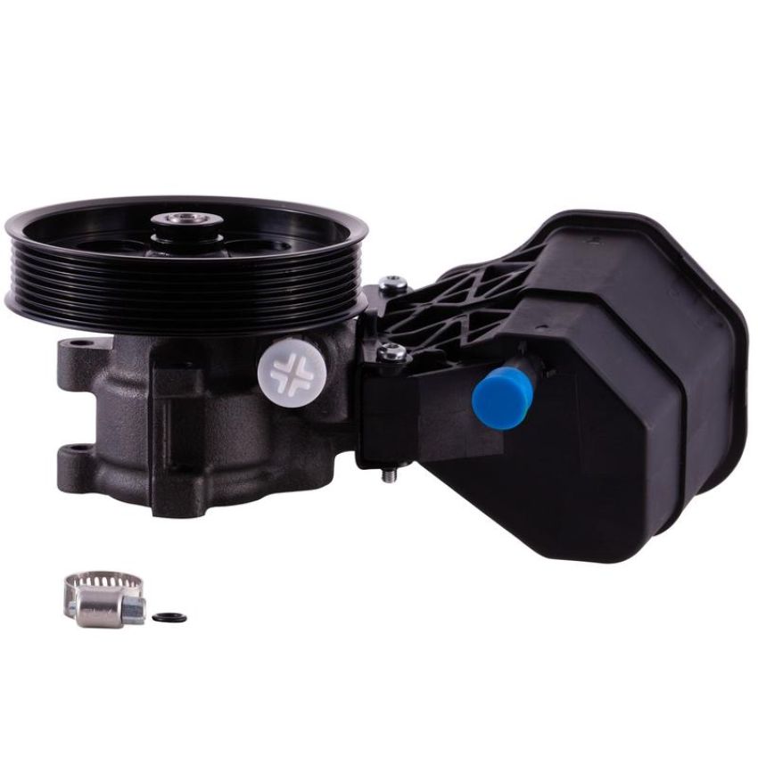 PWR STEER 60-6707PR New Power Steering Pump With Pulley and Reservoir