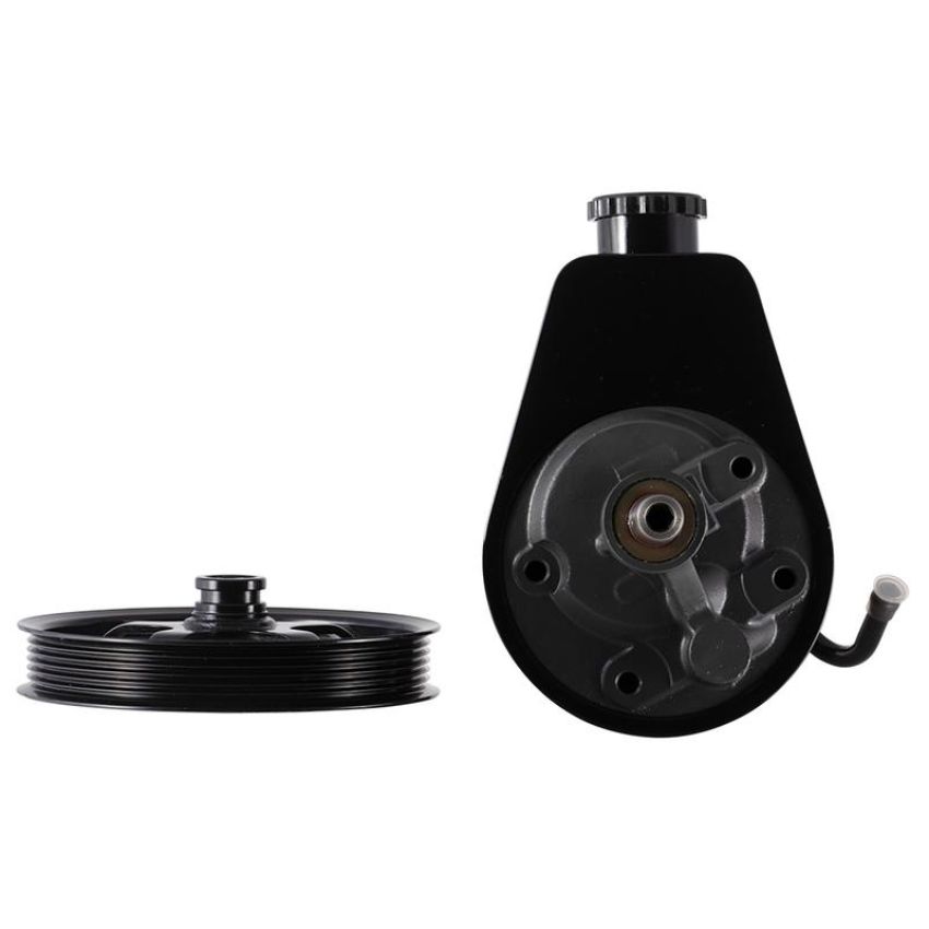 PWR STEER 60-6742PR New Power Steering Pump With Pulley and Reservoir
