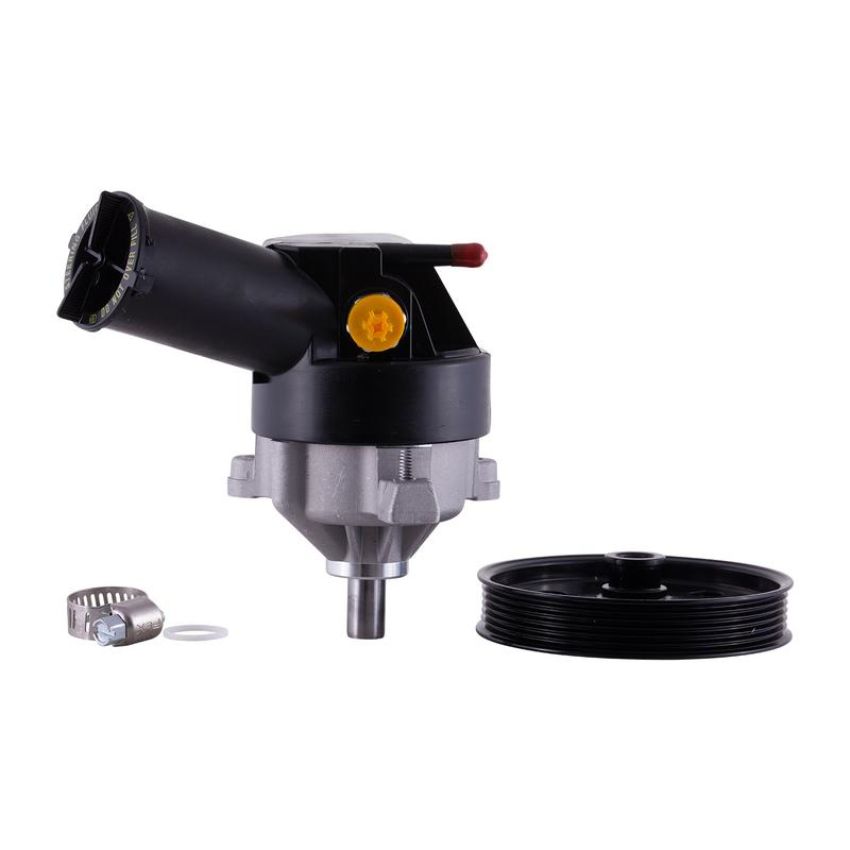 PWR STEER 60-6750PR New Power Steering Pump With Pulley and Reservoir