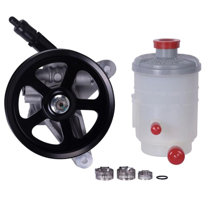 PWR STEER 70-5011PXR New Power Steering Pump With Pulley and Remote Reservoir