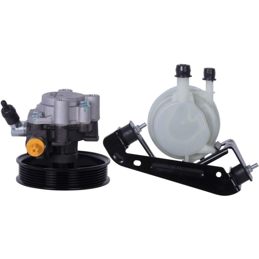 PWR STEER 70-6748PXR New Power Steering Pump With Pulley and Remote Reservoir