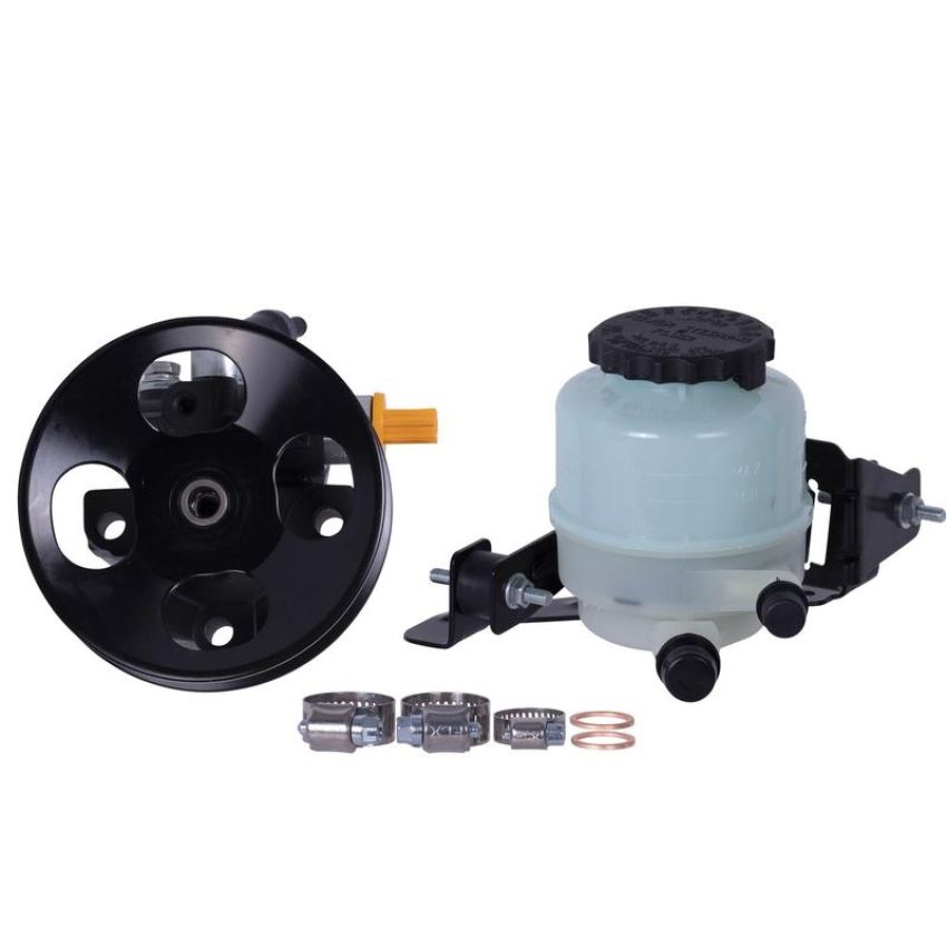 PWR STEER 70-6748PXR New Power Steering Pump With Pulley and Remote Reservoir