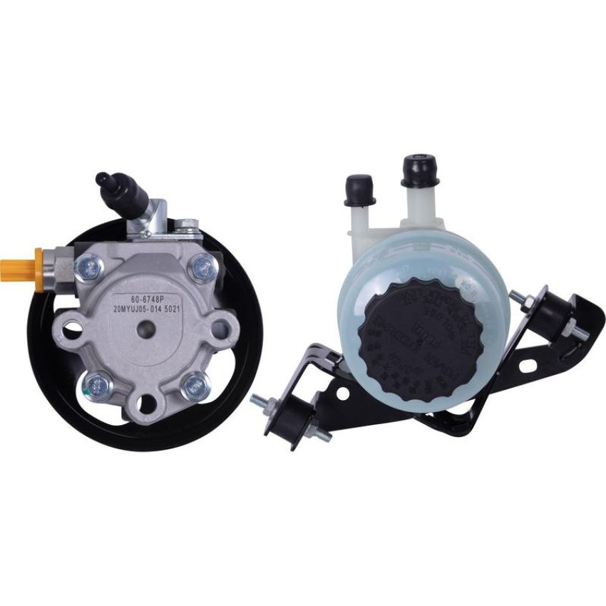 PWR STEER 70-6748PXR New Power Steering Pump With Pulley and Remote Reservoir