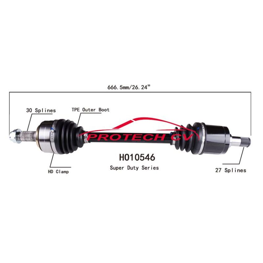 PROTECH AXLES HO10546 CV Axle Assembly