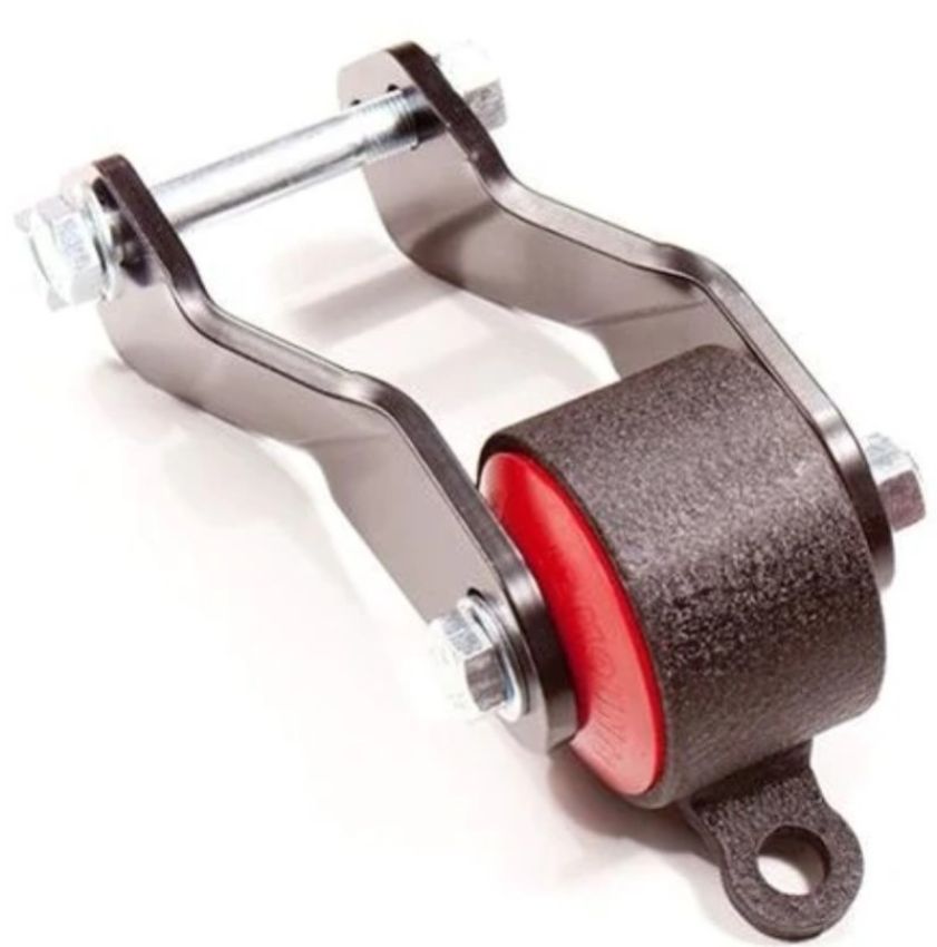 Innovative Mounts 19141-75A Innovative 88-91 Civic / CRX D-Series Black Steel 75A Bushing Front Mount for D-Series Cable Trans