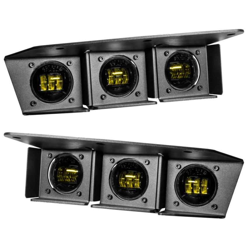 Oracle Lighting 5890-006 ORACLE Lighting 2021-2024 Ford Bronco Triple LED Fog Light Kit for Steel Bumper
