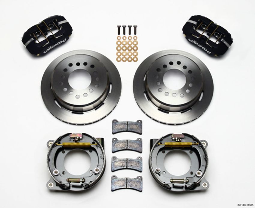 Wilwood 140-11385 Dynapro Low-Profile 11.00in P-Brake Kit Chevy C-10 2.42 Offset 5-lug