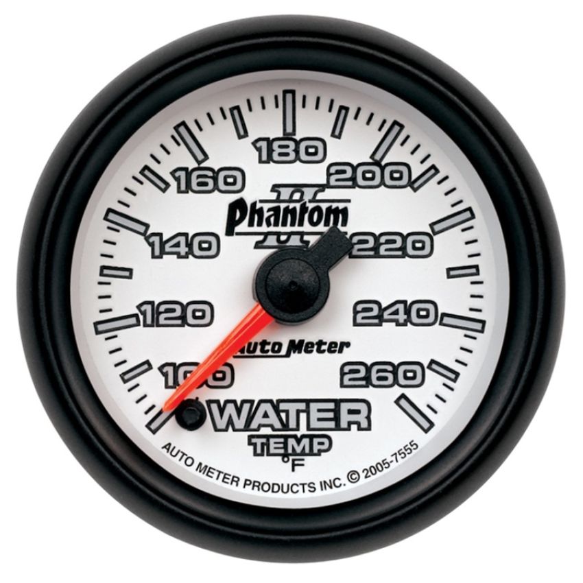 AutoMeter 7555 GAUGE, WATER TEMP, 2 1/16