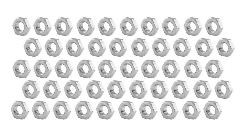 ALLSTAR PERFORMANCE ALL18275-50 3/8-24 LH Alum Jam Nuts 50pk