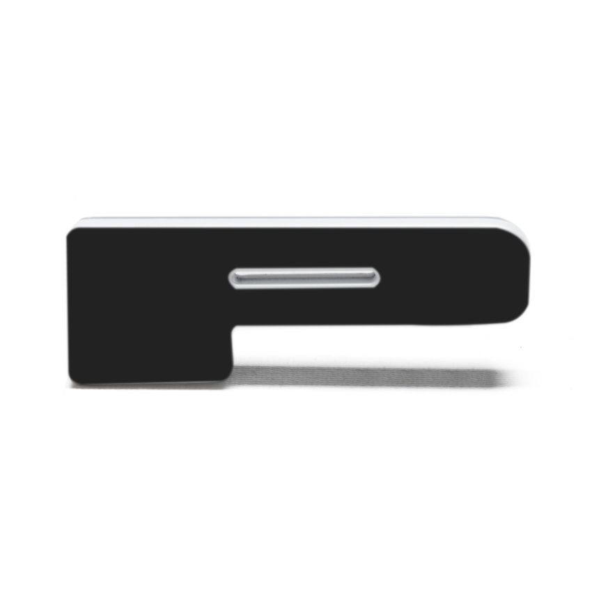 Oracle Lighting 3141-P-001 Universal Illuminated LED Letter Badges - Matte Black Surface Finish - P
