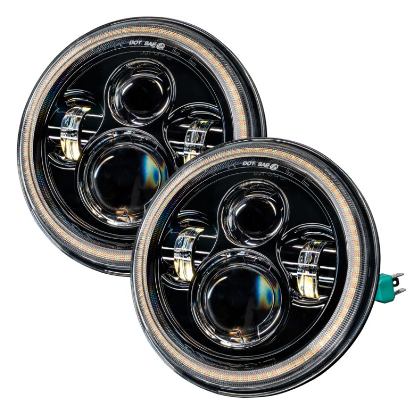 Oracle Lighting 5769-123 ORACLE Lighting 2007-2018 Jeep Wrangler JK Switchback LED Halo Headlights