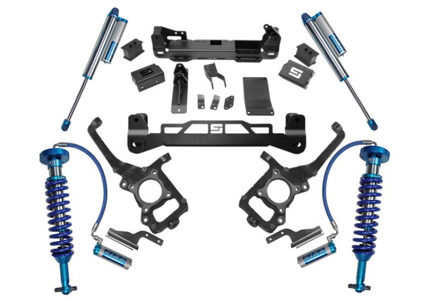 Superlift K130KG 2021 Ford F-150 4WD 6in Lift Kit w/King FR Coils & Rear Reservoir Shocks