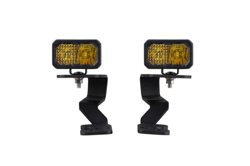 Diode Dynamics DD7392 2022 Toyota Tundra C2 Pro Stage Series Ditch Light Kit- Yellow Combo