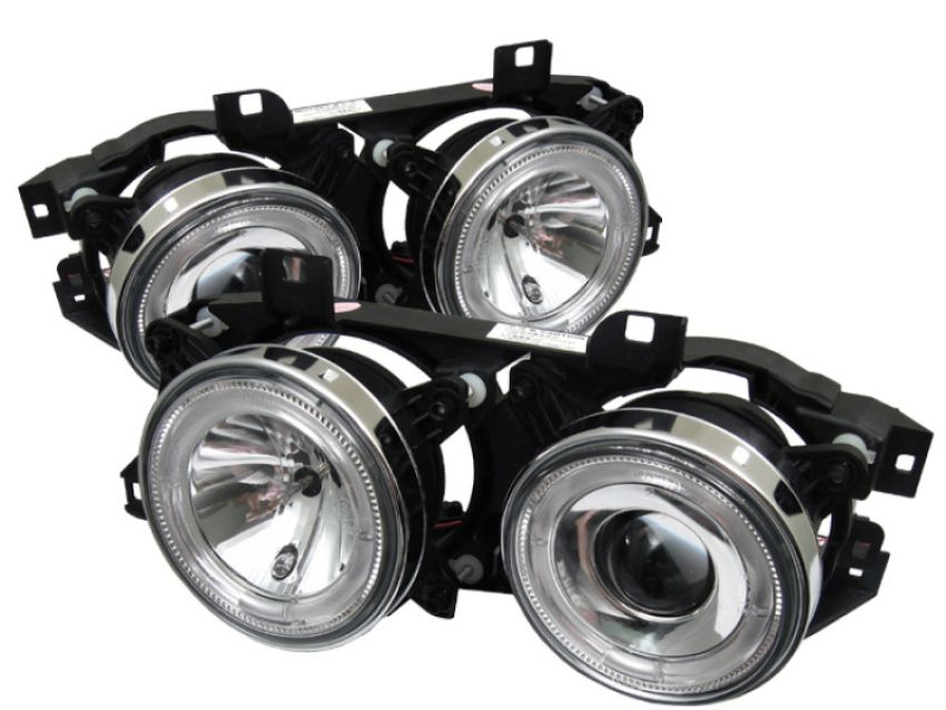 SPYDER 5008732 Projector Headlights - LED Halo - Chrome