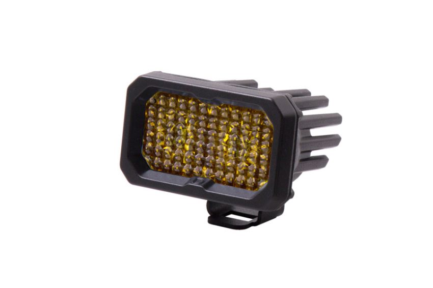 Diode Dynamics DD6417S Stage Series 2 In LED Pod Pro - Yellow Flood Standard ABL Each