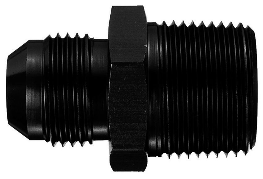 AEROQUIP AERFCM5004 Str Alum #6 Flare 1/4in Black