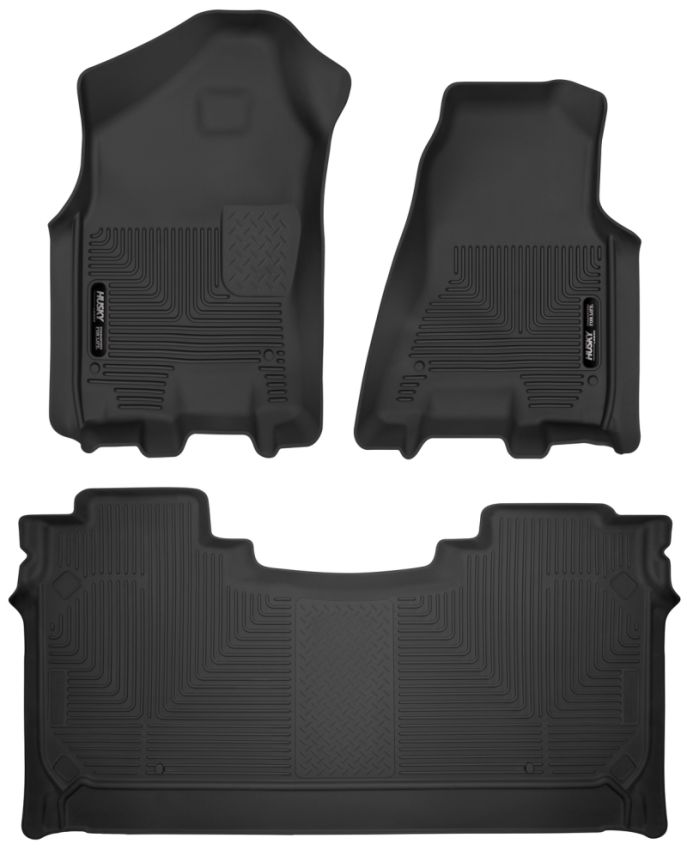 HUSKY LINERS HSK54608 Front & 2nd Seat Floor L iners X-act Contour