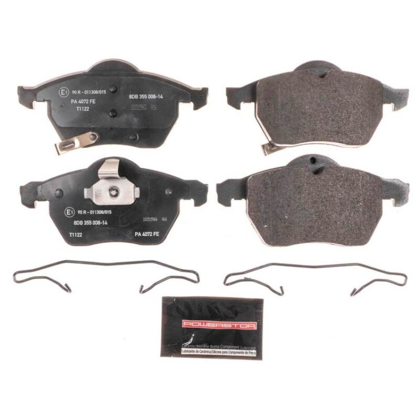 PowerStop ESP0814 EuroStop ECE-R90 Certified Brake Pad Set
