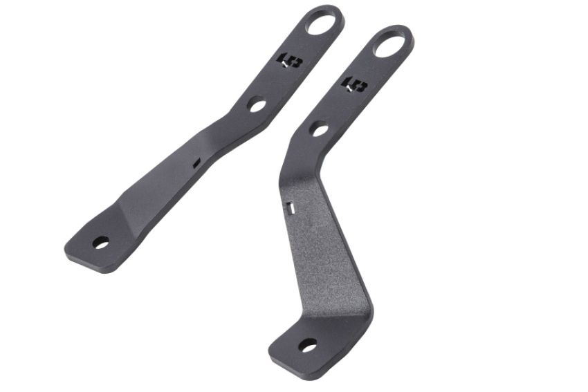 LP Aventure FLP-RAV4-19-HBL+OPC 2019 Toyota RAV4 Hood Light Brackets - Powder Coated (Pair)