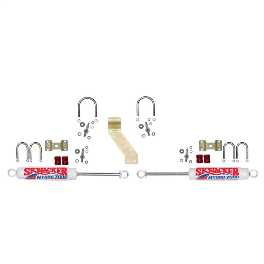 Skyjacker 7268 76-77 Ford F-150 7000 Dual Stabilizer Kit w/White Cylinders.