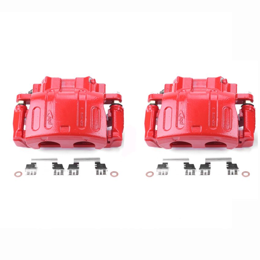 PowerStop S4922 Red Powder Coated Calipers
