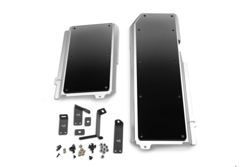 Rugged Ridge 18003.53 18-23 Jeep Wrangler JLU 4dr Alum. Skid Plate for Gas Tank/Exhaust - Tex. Blk
