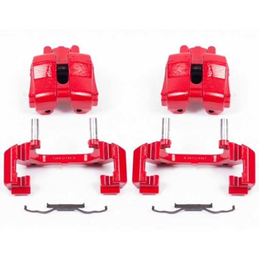 PowerStop S5276 Red Powder Coated Calipers