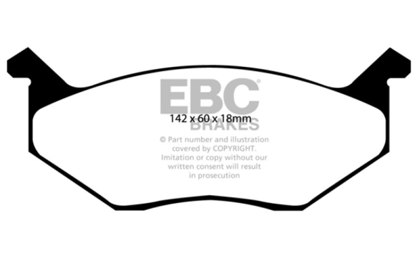 EBC Brakes DP3678C Redstuff Ceramic Low Dust Brake Pads