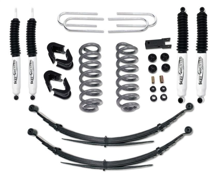 Tuff Country 24716KN 78-79 Ford Bronco 4x4 4in Lift Kit with Rear Leaf Springs (SX8000 Shocks)